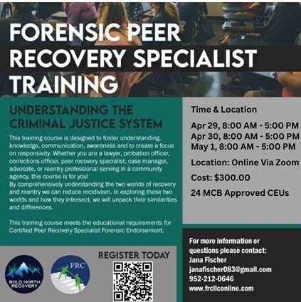 Forensic Peer Recovery