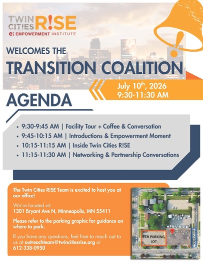 Transition Coalition Mtg at RISE 7.10.26