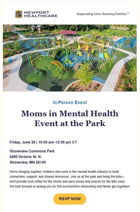 Moms Event Newport Healthcare