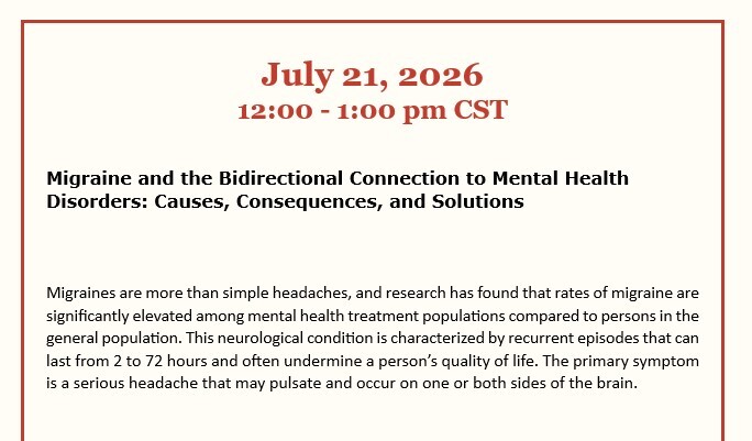 Migraine Lunch n' Learn