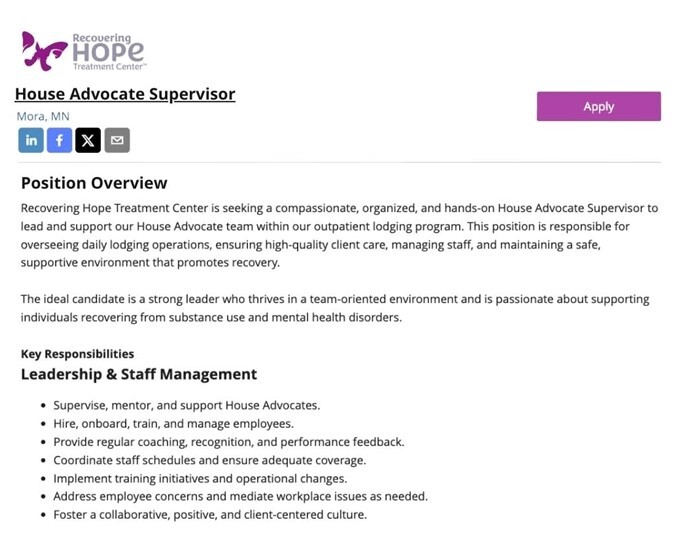 hope job