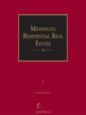 Cover image of Minnesota Residential Real Estate