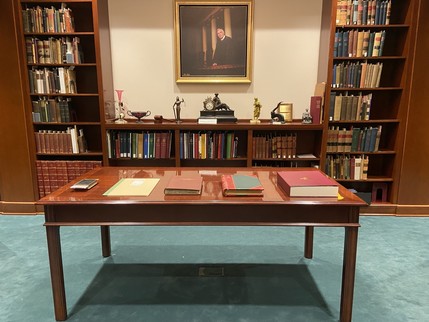 Photograph of the Marvin R. Anderson Special Collections Room at the Minnesota State Law Library