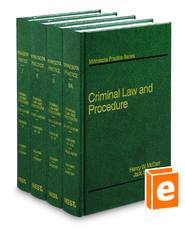 Image of the Criminal Law and Procedure set from Minnesota Practice