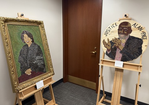 Images of Justice Sonia Sotomayor and former Minnesota Justice Alan Page 