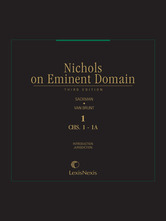 Cover image of Nichols on Eminent Domain treatise