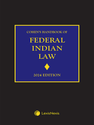 Cover image of Cohen's Handbook of Federal Indian Law treatise