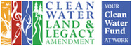 Legacy Amendment Logo with stub saying Your Clean Water Funds at Work