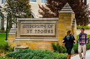 University of St. Thomas sign