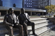 Photo of The Statues outside the Mayo Clinic in Rochester