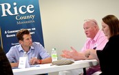 DEED Commissioner talks with Rice County officials