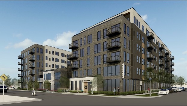 Rendering of Saint Paul 540 Broadway project
