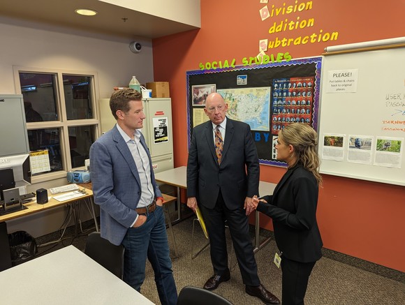 Tour of Lino Lakes classrooms 