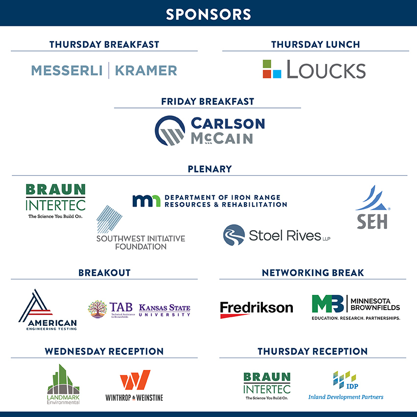 Brownfields Sponsors as of 8-2-23