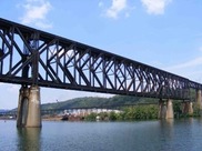 Bridge over water.