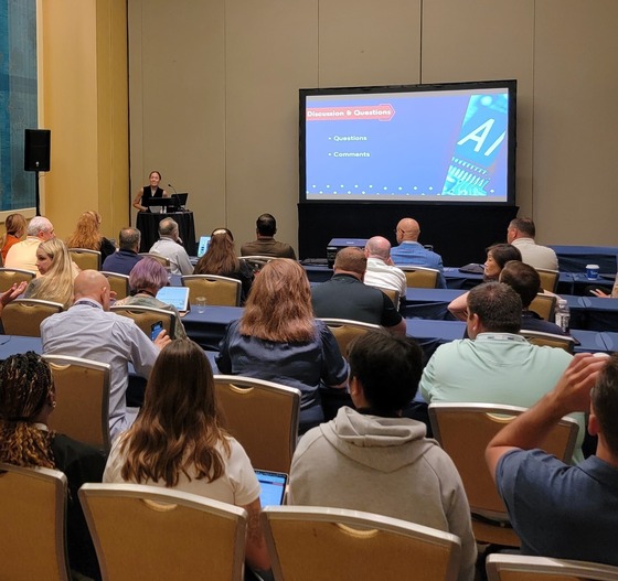 A representative from the MN SBDC presents at a national conference in Orlando