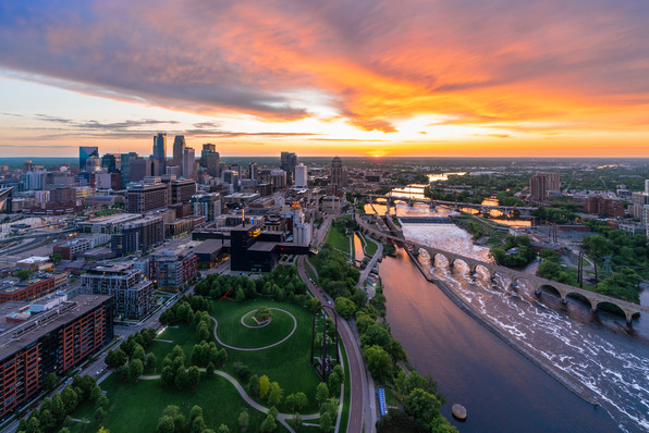 minneapolis sunset