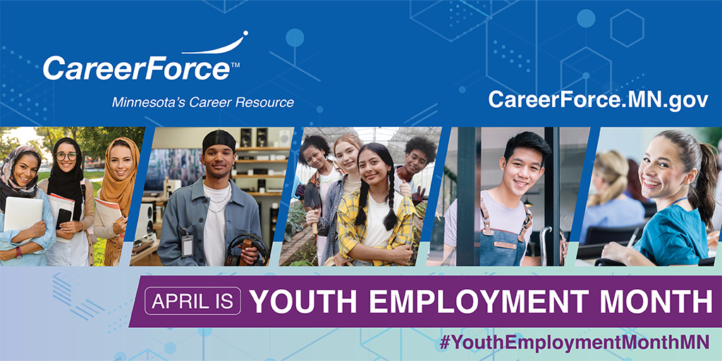 Collage of pictures of youths smiling