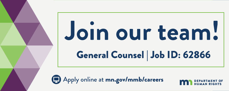Join Our Team General Counsel