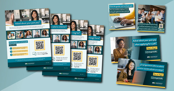 Pay History outreach materials in multiple languages