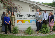 Assistant Commissioner Jim Koppel met with Three Rivers Community Action staff on August 16.