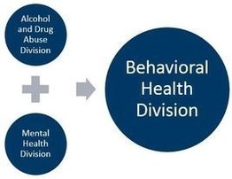Alcohol and Drug Abuse Division and Mental Health Divsion combined to Behavioral Health Division
