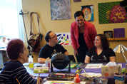 Commissioner Emily Piper and three Interact artists chat about their work