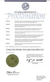 Child Support Month proclamation