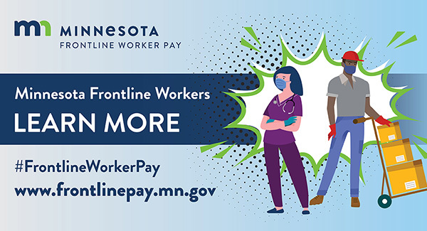 Frontline worker pay info