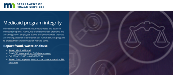 Program Intergrity website