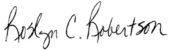Roslyn Robertson signature