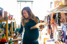 Woman retail worker