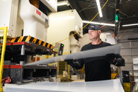 Manufacturing apprentice stamping sheet metal