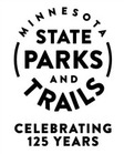 125th anniversary logo for mn state parks