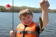 boy with fish