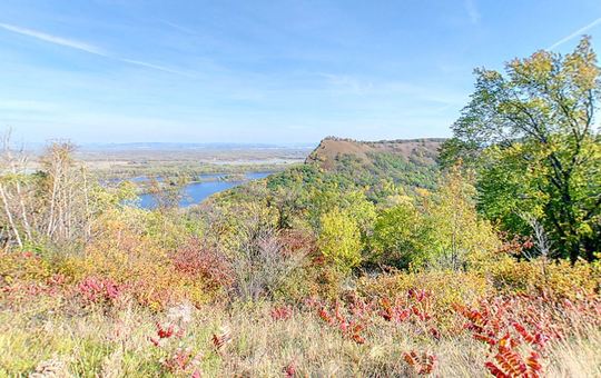 view at Great River Bluffs State Park