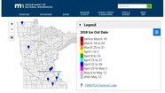 DNR Lake Ice Out Dates