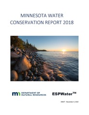 Cover of Minnesota Water Conservation Report (draft) 