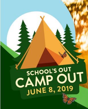 Schools Out Camp Out banner