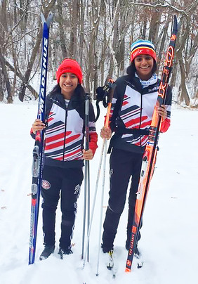 Stillwater highschool girls cross-country ski team members
