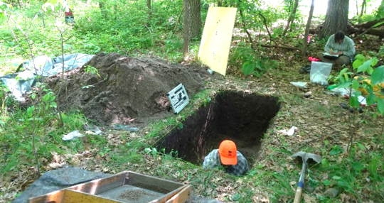 Archaeology dig