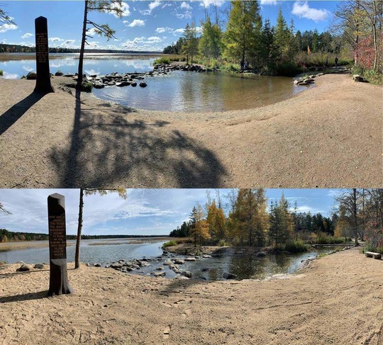 Headwaters restoration before and after