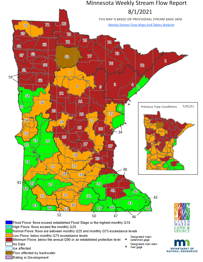 Streamflow map