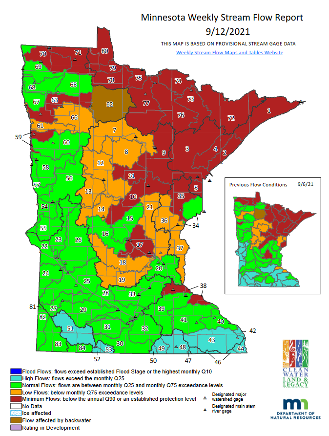 Streamflow map