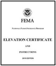 FEMA Elevation Certificate cover