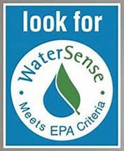 Water Sense logo - Blue/Green drop shape