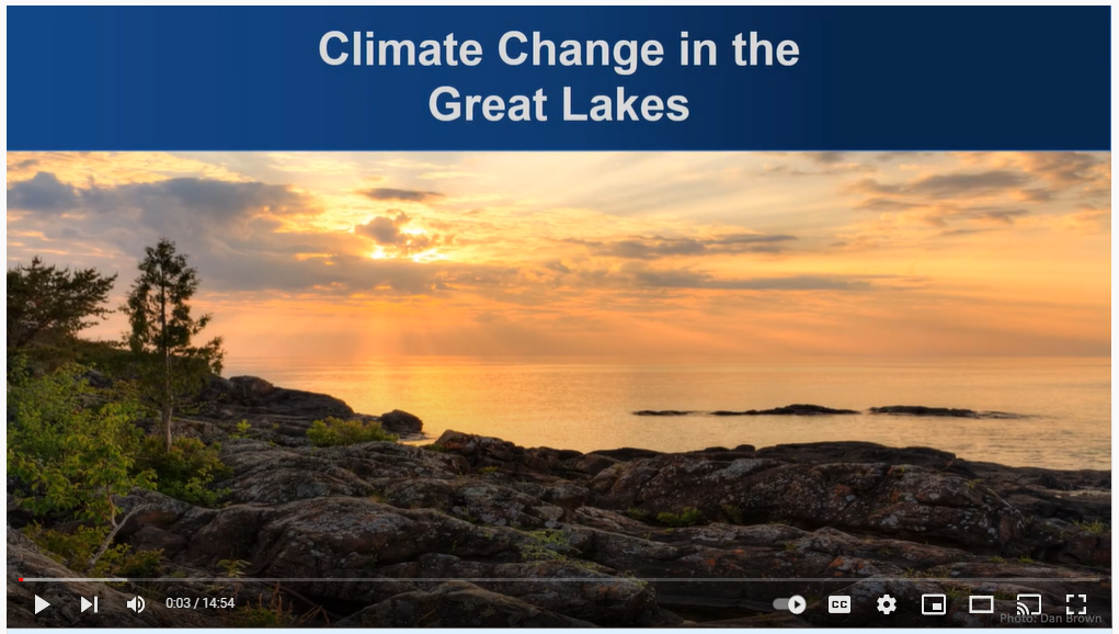 Climate Change in the Great Lakes video opening clip
