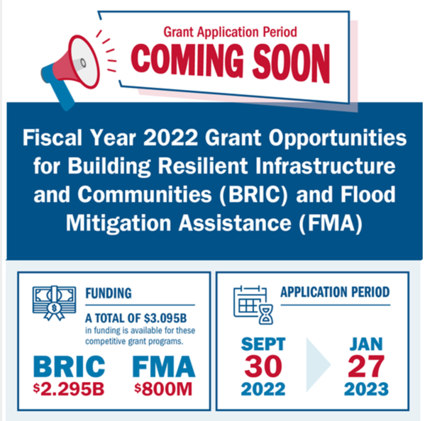 BRIC & FMA grants open soon graphic