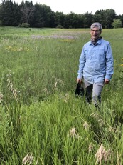 Andrew Graham in the field