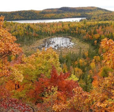 Fall colors by Minnesota's North Shore